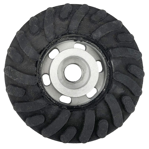 Weiler 4" Back-up Pad for Resin Fiber Disc 5/8"-11 UNC Nut 59605 - main